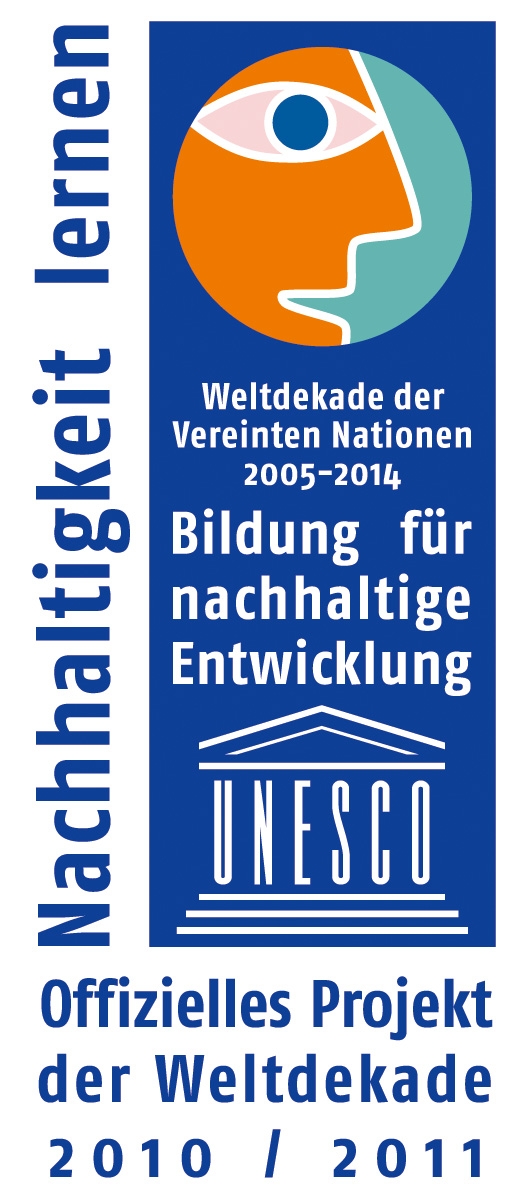 Official project in the UN-Decade Education for Sustainable Development